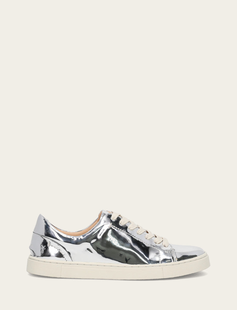 Women's Silver Ivy Low Lace Slip On Sneakers | Frye Silver