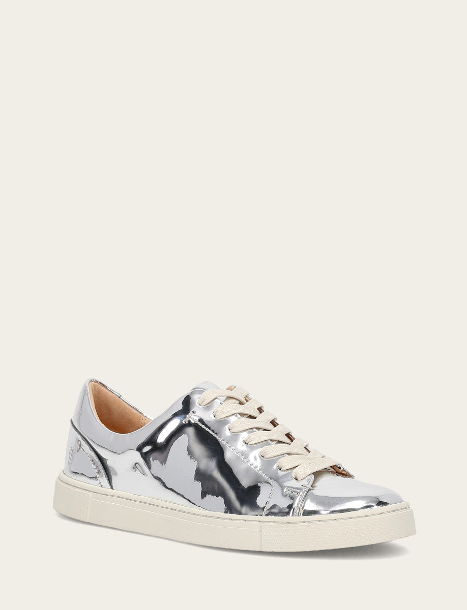 Women's Silver Ivy Low Lace Slip On Sneakers | Frye Silver