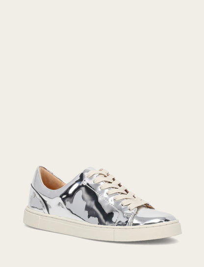 Women's Silver Ivy Low Lace Slip On Sneakers | Frye Silver