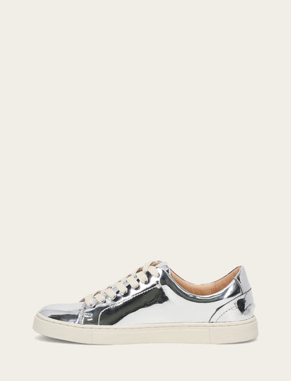 Women's Silver Ivy Low Lace Slip On Sneakers | Frye Silver
