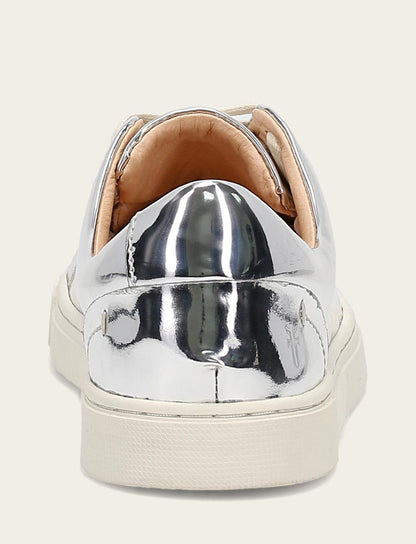 Women's Silver Ivy Low Lace Slip On Sneakers | Frye Silver