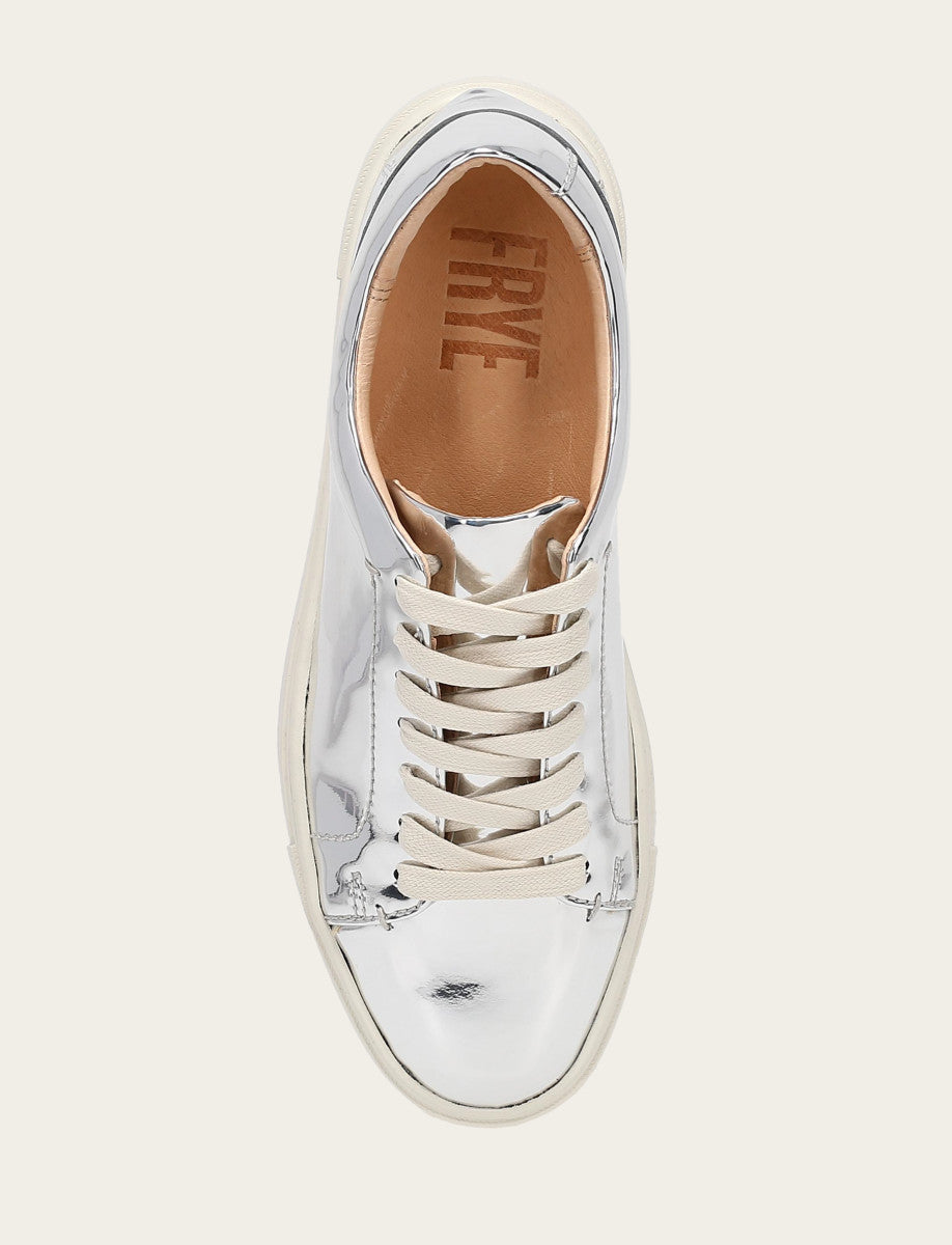 Women's Silver Ivy Low Lace Slip On Sneakers | Frye Silver