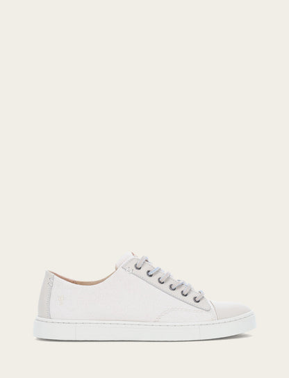 Women's Ivory Ivy Canvas Low Lace Sneakers | Frye Ivory