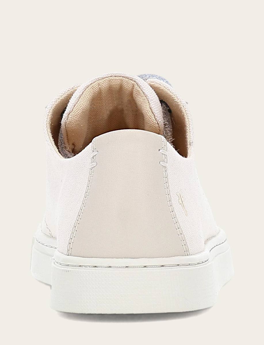 Women's Ivory Ivy Canvas Low Lace Sneakers | Frye Ivory