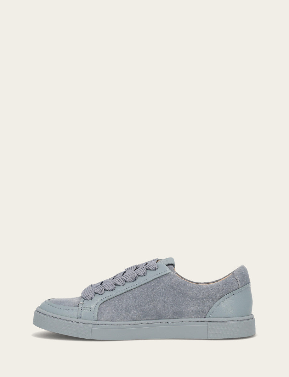 Women's Steel Blue Ivy Court Low Lace Sneakers | Frye Steel Blue