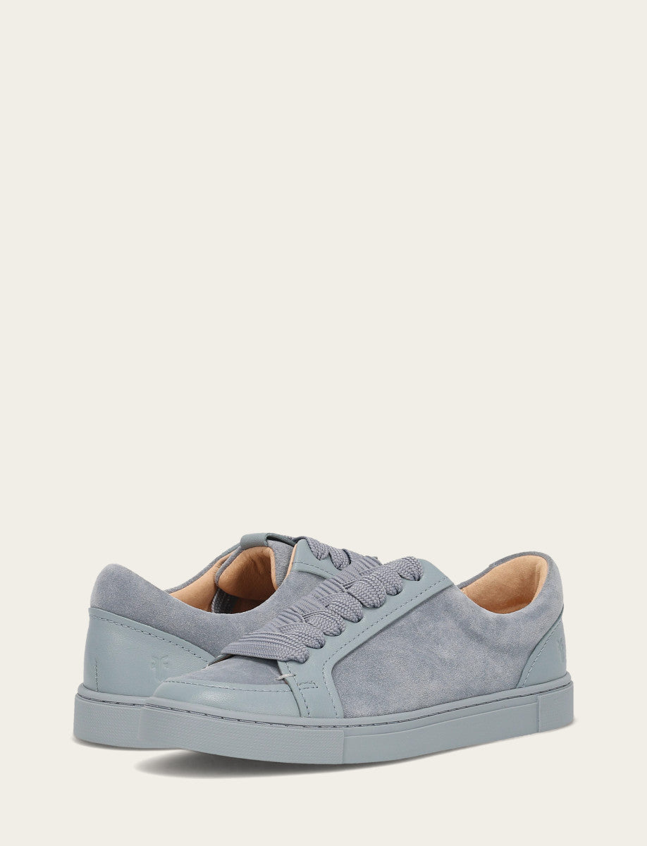 Women's Steel Blue Ivy Court Low Lace Sneakers | Frye Steel Blue