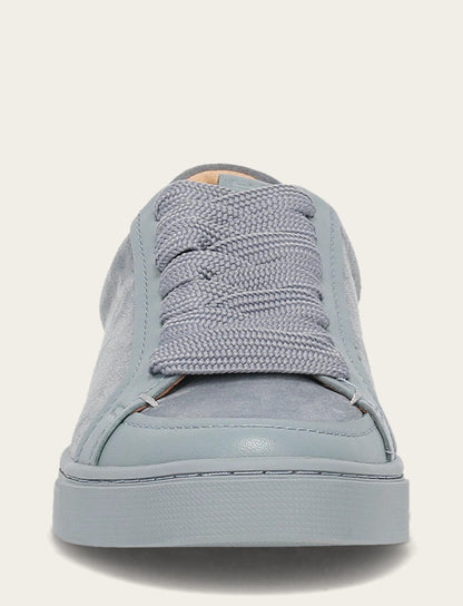 Women's Steel Blue Ivy Court Low Lace Sneakers | Frye Steel Blue