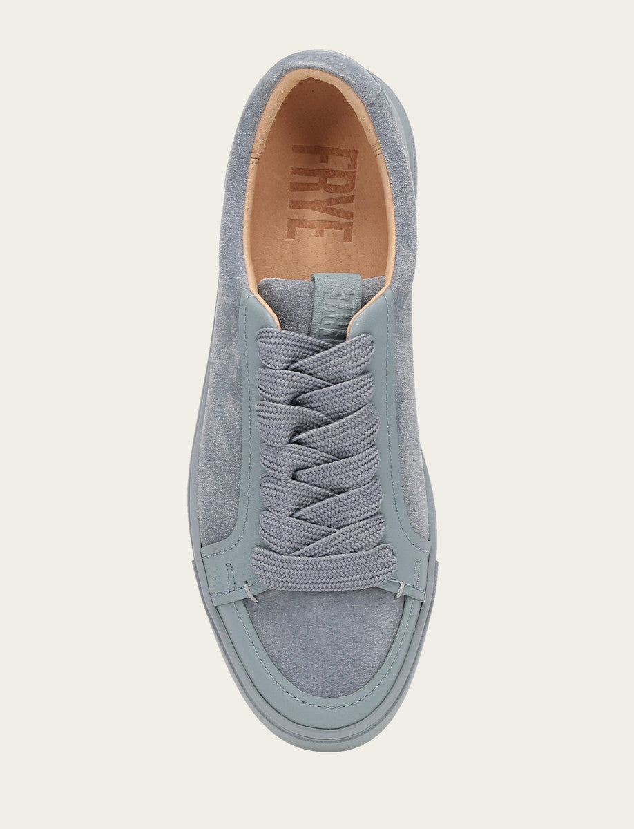 Women's Steel Blue Ivy Court Low Lace Sneakers | Frye Steel Blue