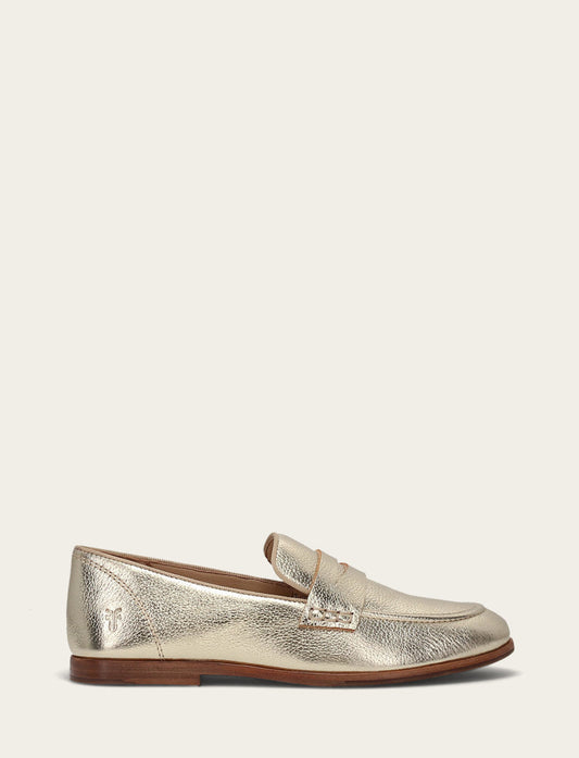 Faith Loafer | Frye Light Gold