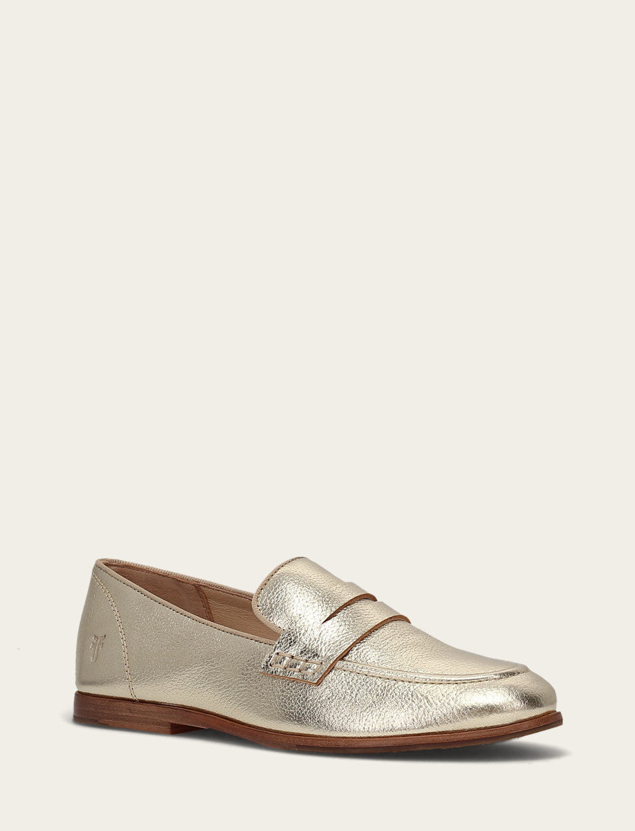 Faith Loafer | Frye Light Gold