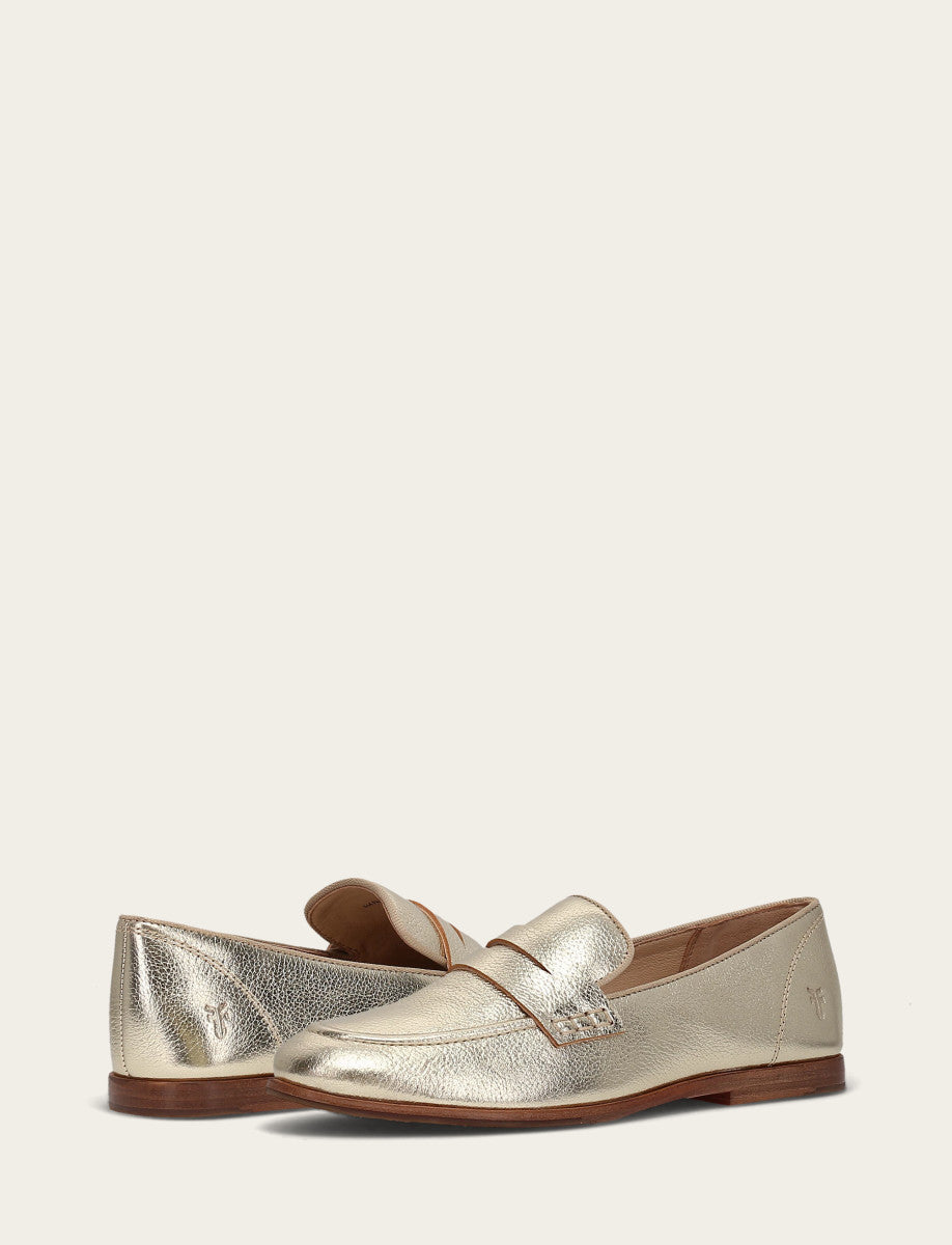 Faith Loafer | Frye Light Gold