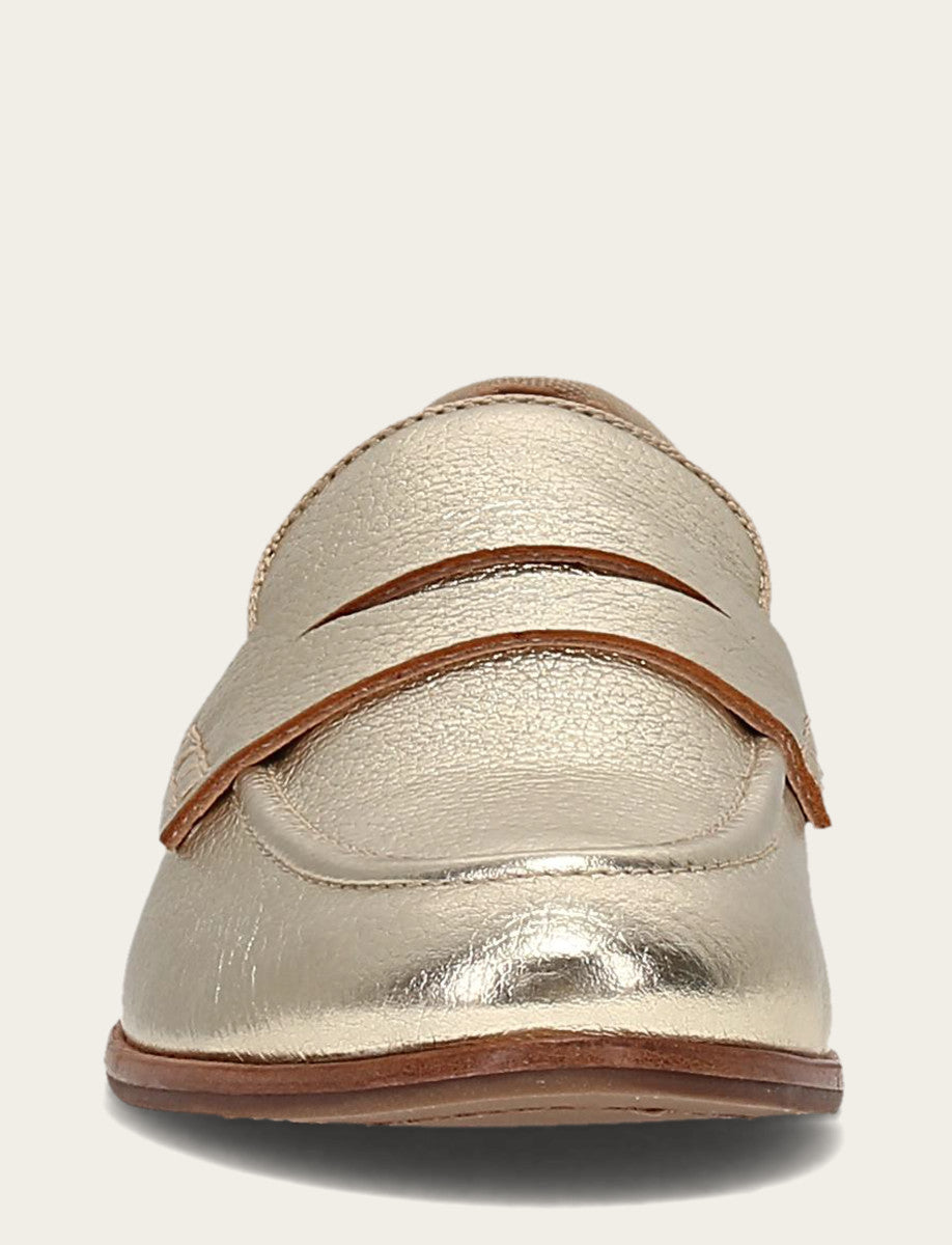 Faith Loafer | Frye Light Gold