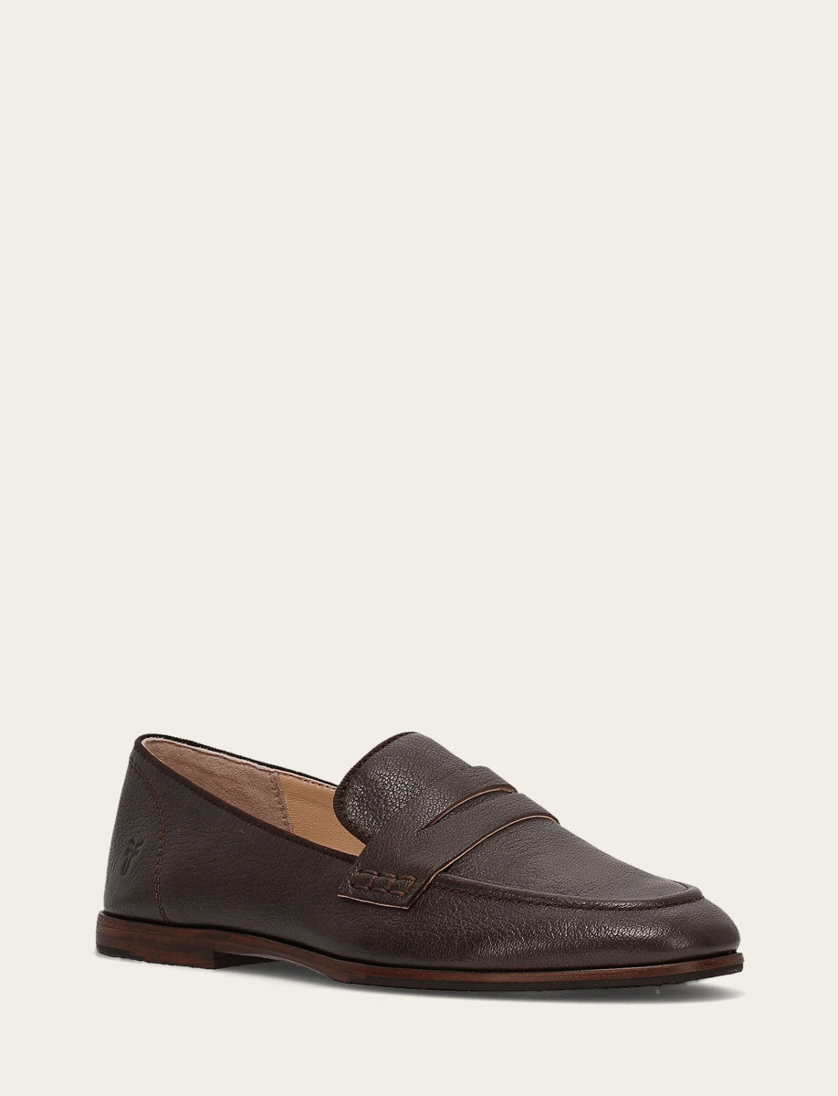 Women's Dark Brown Faith Loafer | Frye Dark Brown