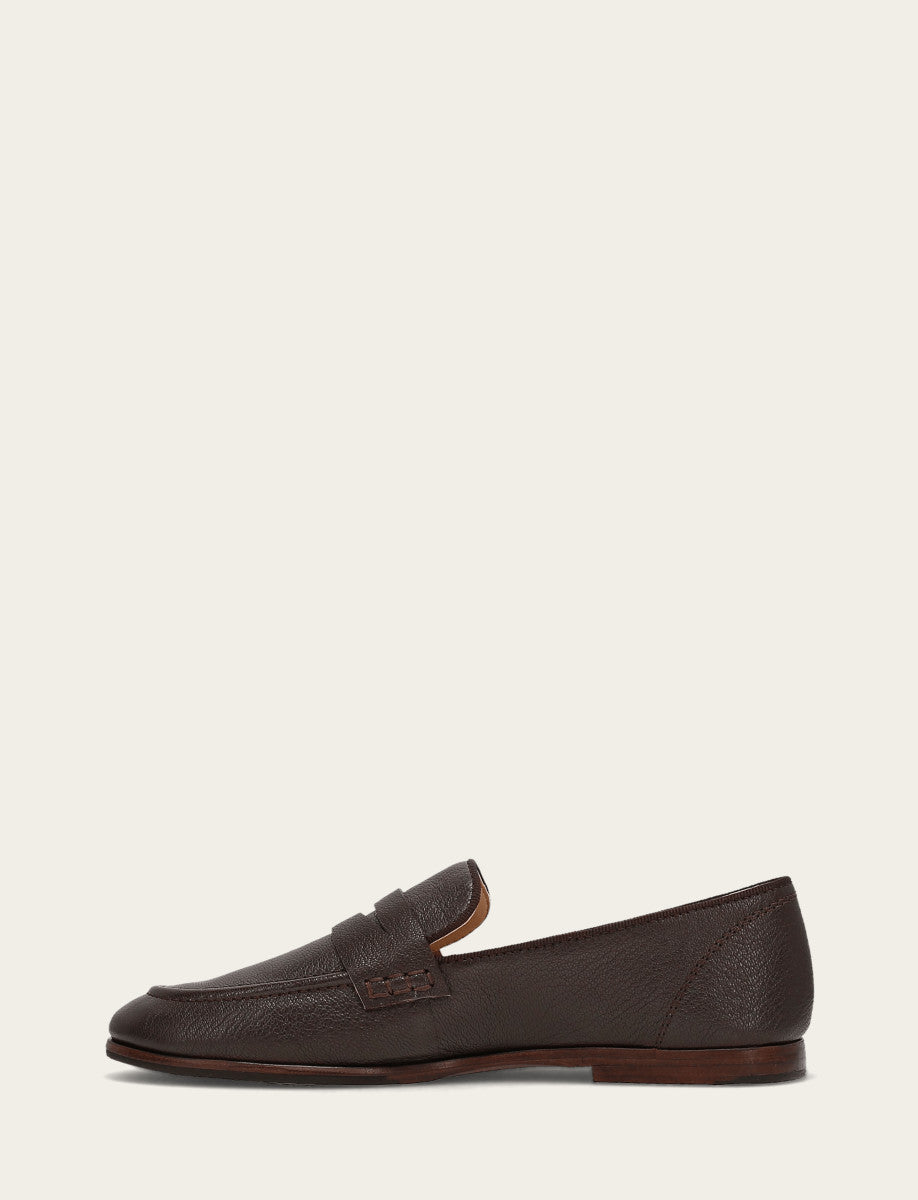 Women's Dark Brown Faith Loafer | Frye Dark Brown