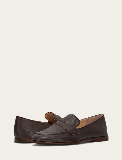 Women's Dark Brown Faith Loafer | Frye Dark Brown