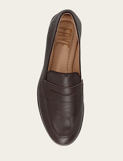 Women's Dark Brown Faith Loafer | Frye Dark Brown
