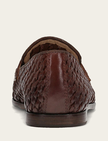 Faith Woven Loafer | Frye Dark Brown
