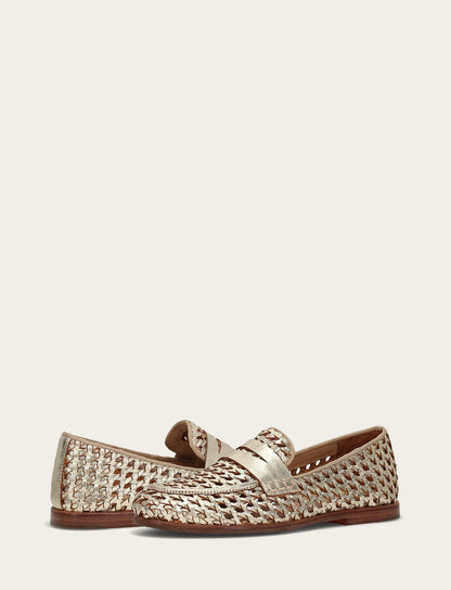 Faith Woven Loafer | Frye Gold