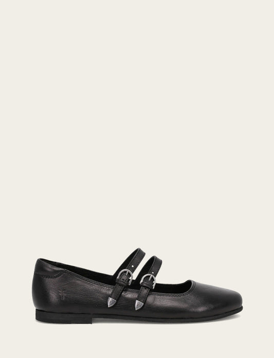Women's Black Carson Multi Mary Jane Flats | Frye Black