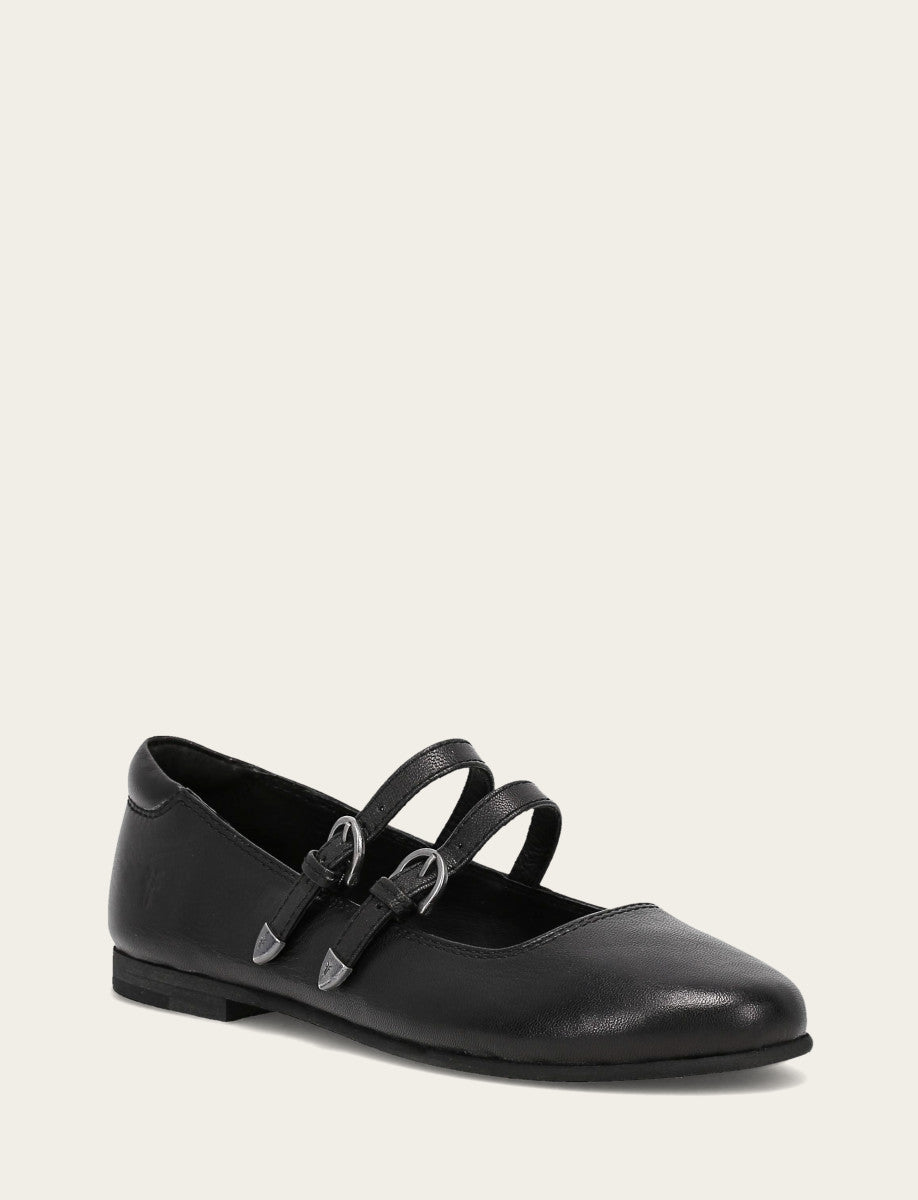 Women's Black Carson Multi Mary Jane Flats | Frye Black
