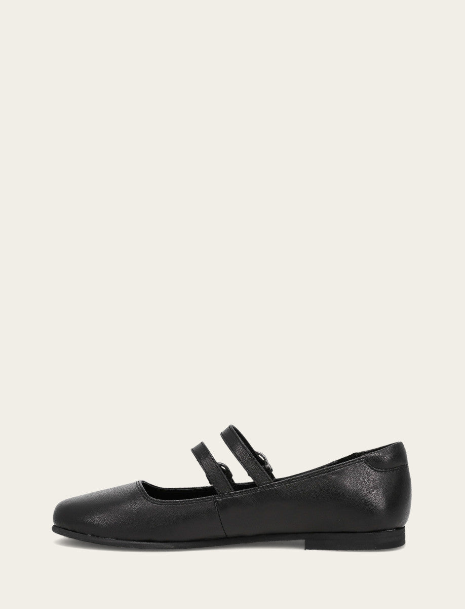 Women's Black Carson Multi Mary Jane Flats | Frye Black