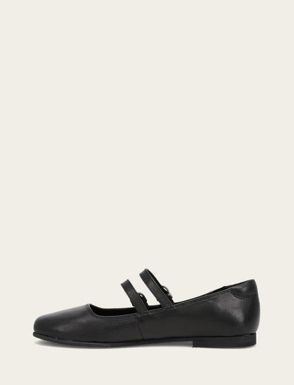 Women's Black Carson Multi Mary Jane Flats | Frye Black