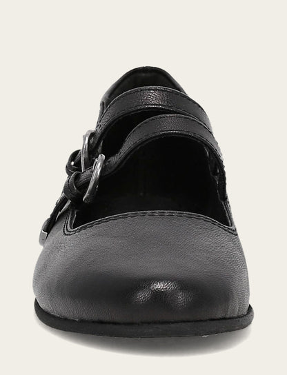 Women's Black Carson Multi Mary Jane Flats | Frye Black