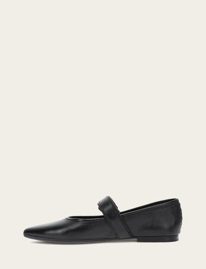 Women's Black Heather Buckle Mary Jane Flats | Frye Black