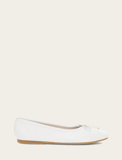 Women's White Emma Ballet Flats | Frye White