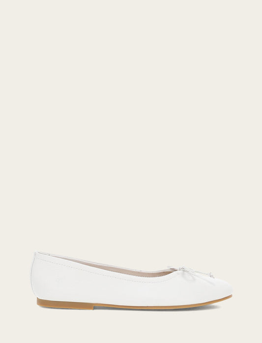 Women's White Emma Ballet Flats | Frye White