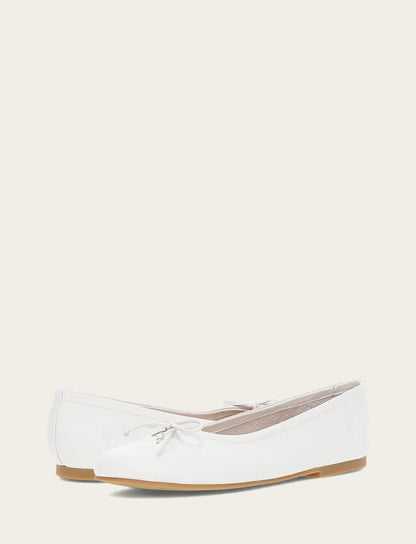 Women's White Emma Ballet Flats | Frye White