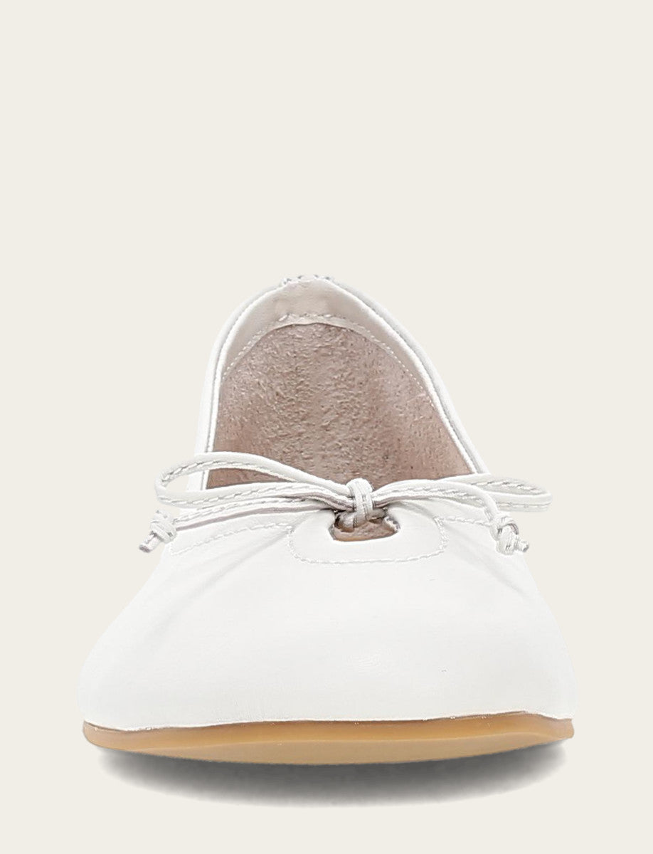 Women's White Emma Ballet Flats | Frye White