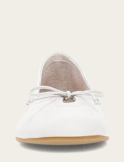 Women's White Emma Ballet Flats | Frye White
