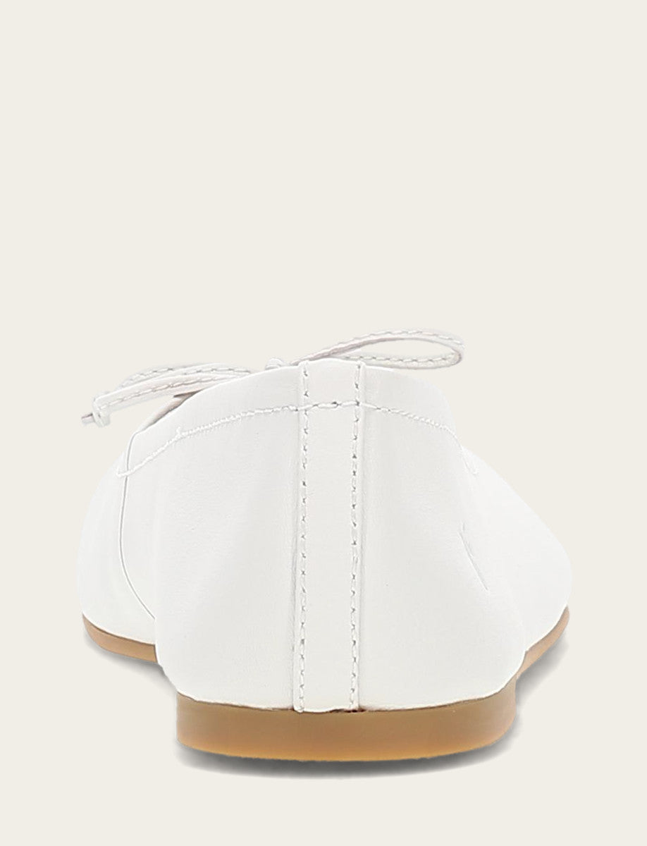 Women's White Emma Ballet Flats | Frye White