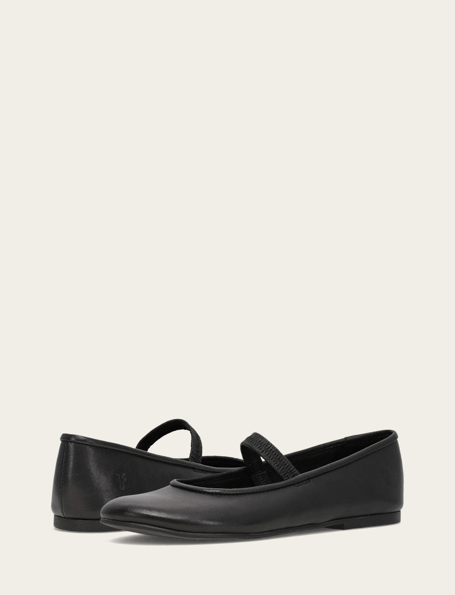 Women's Black Emma Elastic Mary Jane Shoe | Frye Black