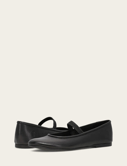 Women's Black Emma Elastic Mary Jane Shoe | Frye Black