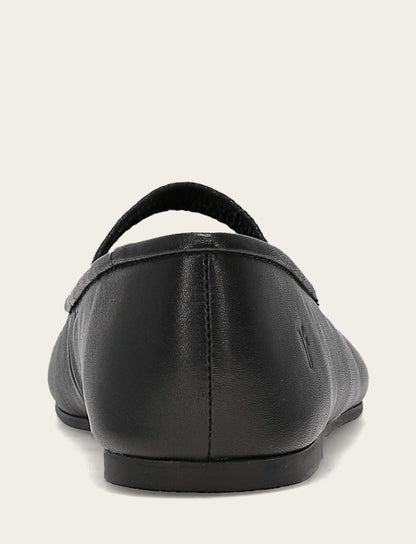 Women's Black Emma Elastic Mary Jane Shoe | Frye Black