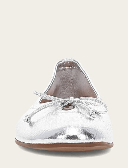 Women's Silver Emma Ballet Shoe | Frye Silver