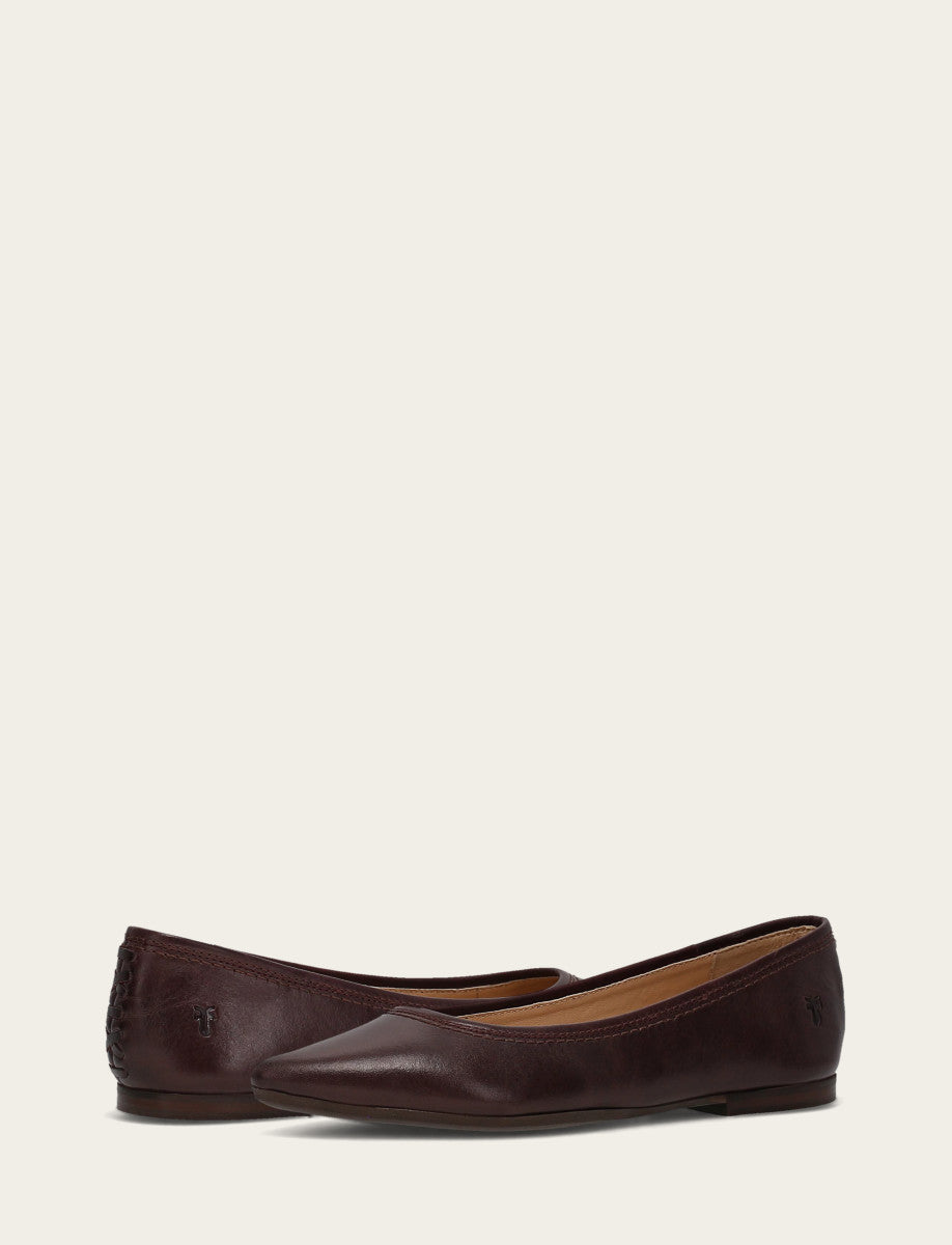 Women's Cherry Lacquer Heather Ballet Shoe | Frye Cherry Lacquer
