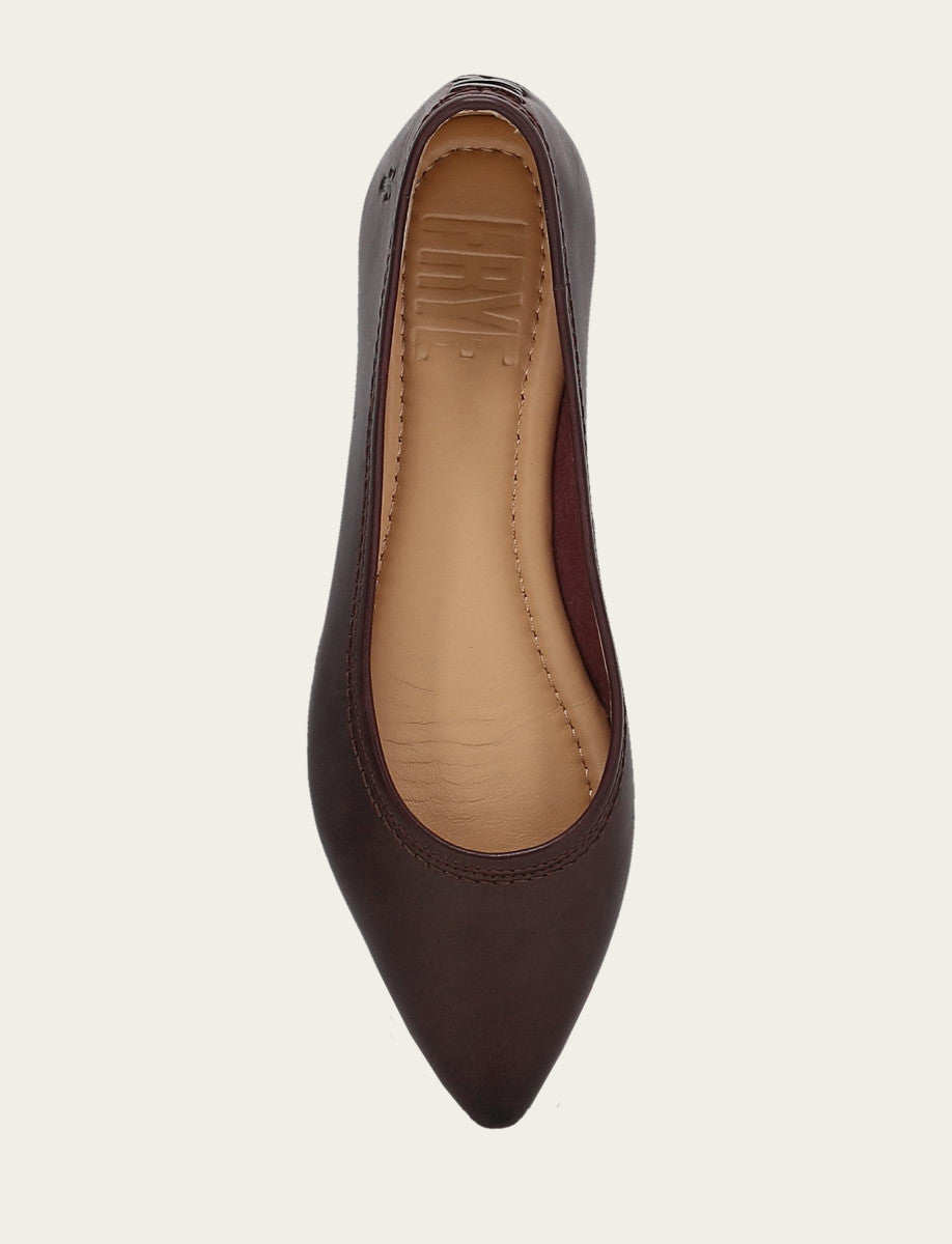 Women's Cherry Lacquer Heather Ballet Shoe | Frye Cherry Lacquer