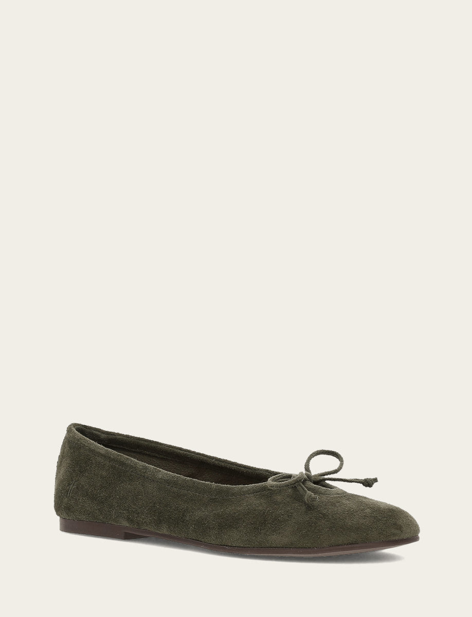 Women's Dark Olive Emma Ballet Shoe | Frye Dark Olive