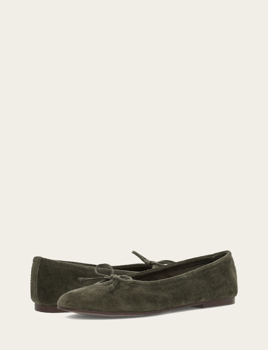 Women's Dark Olive Emma Ballet Shoe | Frye Dark Olive