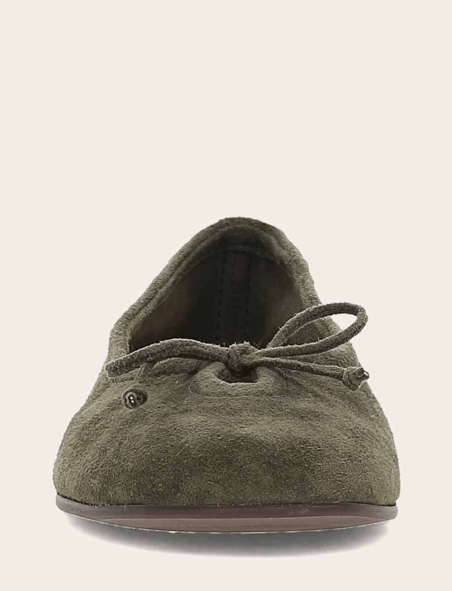Women's Dark Olive Emma Ballet Shoe | Frye Dark Olive
