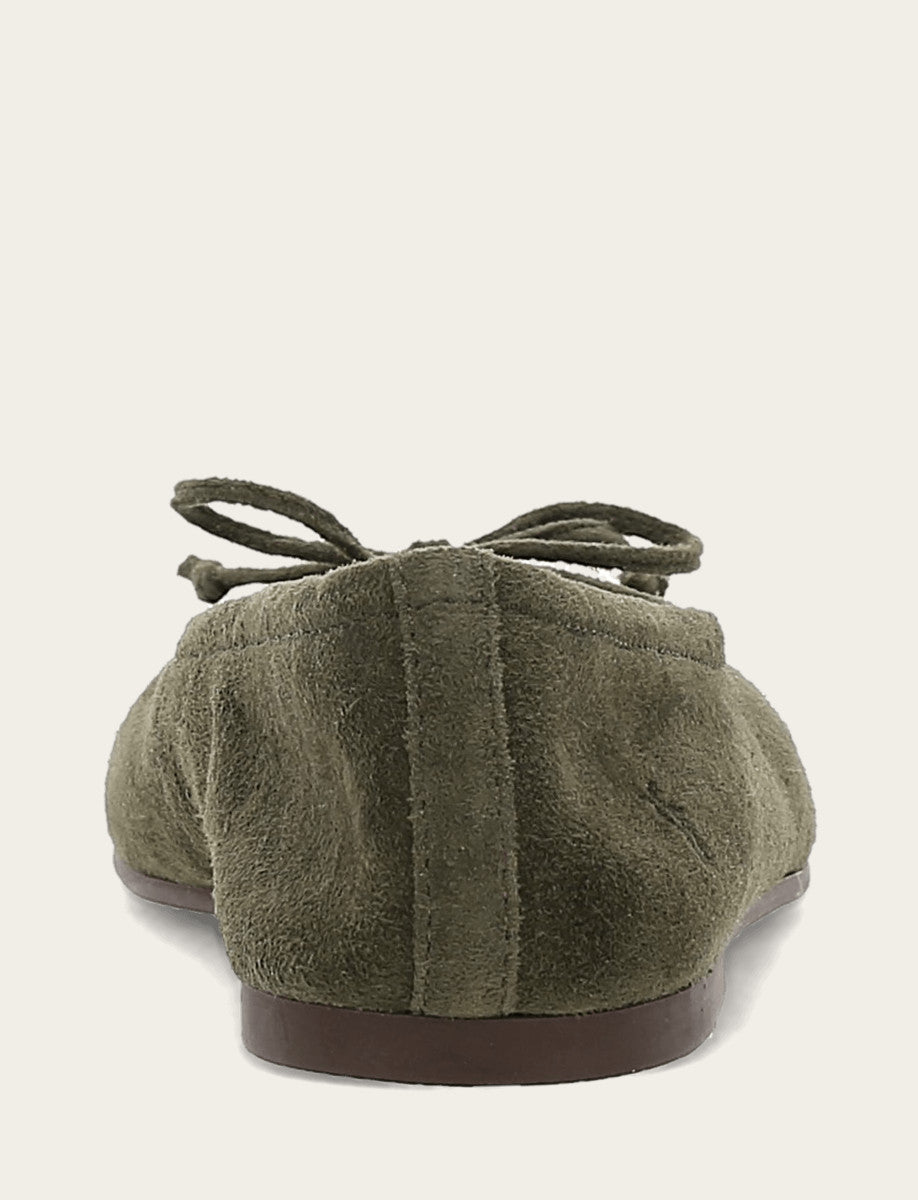 Women's Dark Olive Emma Ballet Shoe | Frye Dark Olive