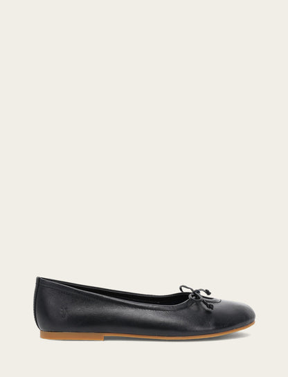 Women's Black Emma Ballet Flats | Frye Black