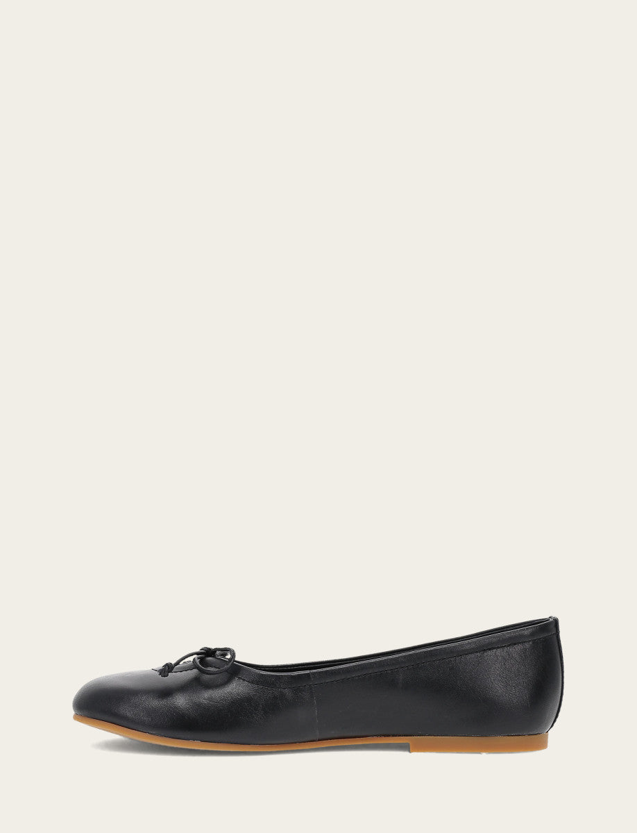 Women's Black Emma Ballet Flats | Frye Black