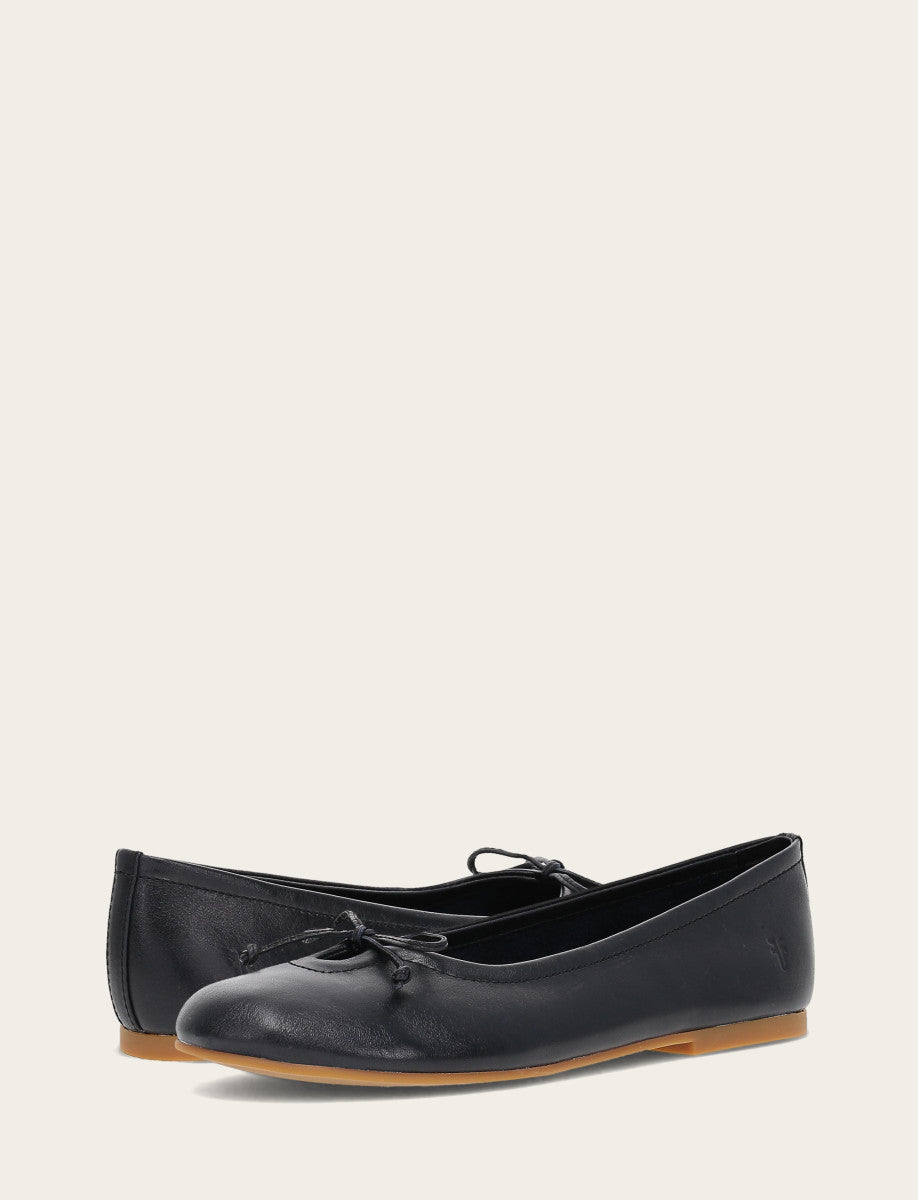 Women's Black Emma Ballet Flats | Frye Black