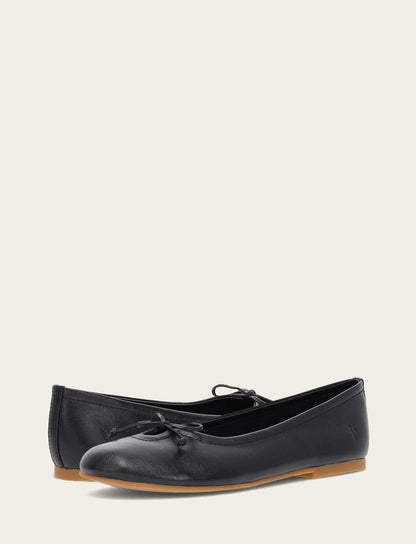 Women's Black Emma Ballet Flats | Frye Black