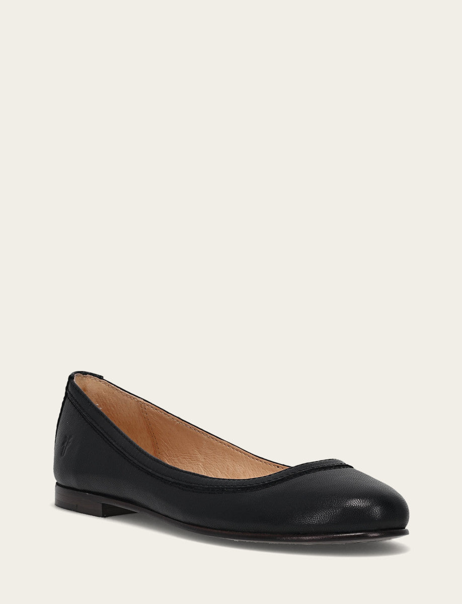 Women's Black Carson Ballet Flats | Frye Black