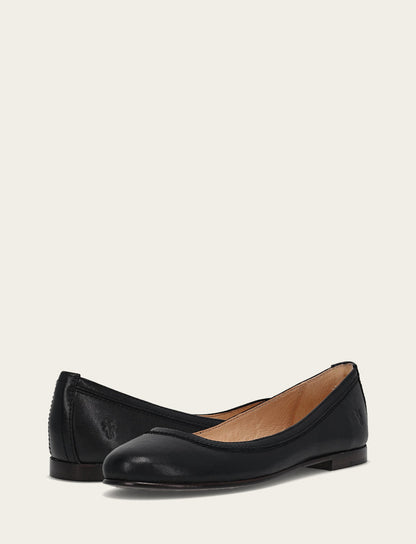 Women's Black Carson Ballet Flats | Frye Black